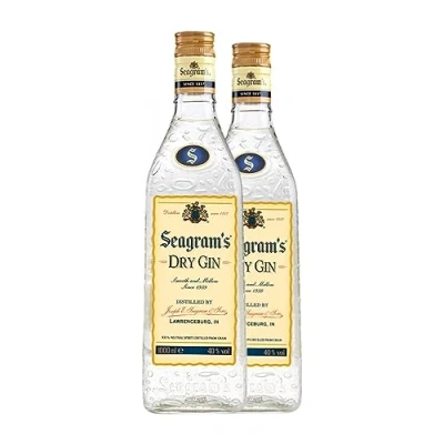 Imagen de Ginebra Seagram&#039;s Dry Gin 70 cl (Caja de 3 Botellas cl)