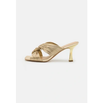 Imagen de Michael Kors Alessia MULE Sandalias, Mujer, Talla: 37, Pale gold Pu