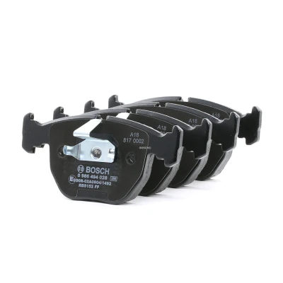 Imagen de BOSCH 0 986 494 028 Juego de pastillas freno Low Metallic con clip émbolo, Chapa antichirridos BMW: X5, 5 Berlina, 7