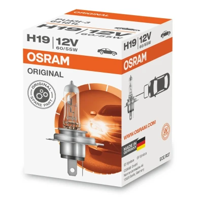 Imagen de OSRAM 64181L Lámpara, faro de carretera H19 12V 60/55W 3200K Halógena