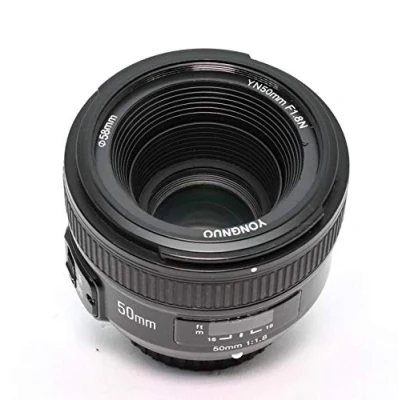 Imagen de Lente estándar de Yongnuo YN50 mm f1.8 N AF/MF para Nikon D7100, D5500, D810a, D800