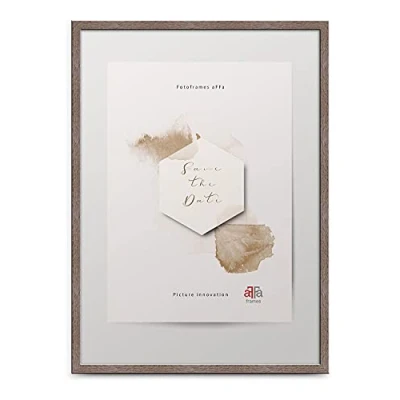 Imagen de aFFa frames Hekla Marco de fotos MDF (24 x 30 cm), color roble sonoma