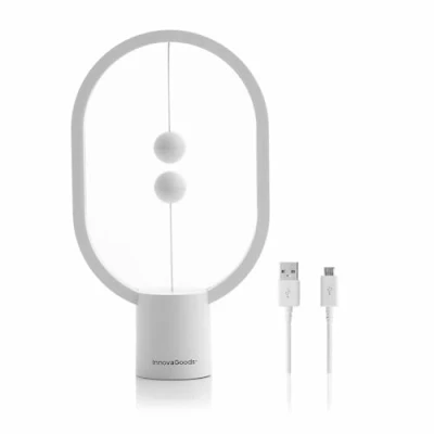 Imagen de InnovaGoods Lámpara de equilibrio con interruptor magnético MAGILUM Blanco