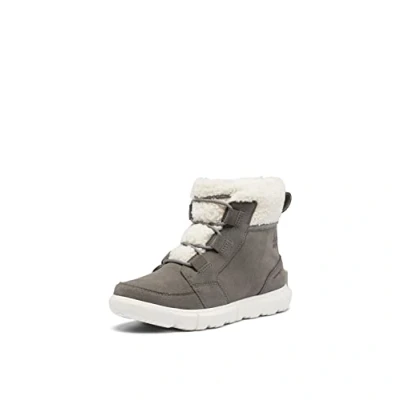 Imagen de Sorel Explorer Carnival WP, Botas de Invierno Impermeables, Mujer, Quarry/Sea Salt Next Carnival, 38.5 EU
