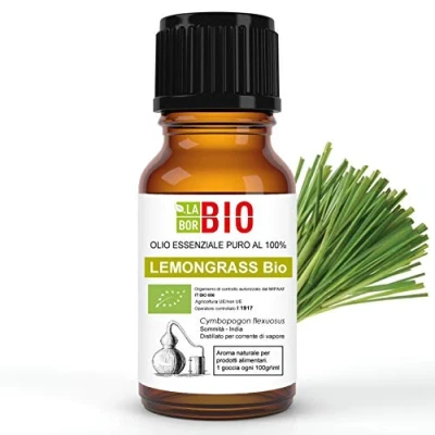 Imagen de Limoncillo Bio Aceite Esencial 100% Puro 10 ml Uso Alimentario Terapeutico Cosmetico Aromaterapia Laborbio