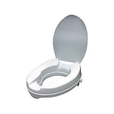 Imagen de W.w.o. 1006 Asiento De Inodoro, Elevador Con Tapa, 15 Cm Altura, blanco, unisex