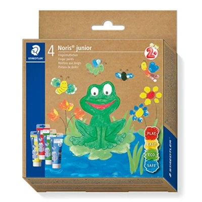 Imagen de STAEDTLER Noris Club 8814 Set de 4 botes pintura dedos