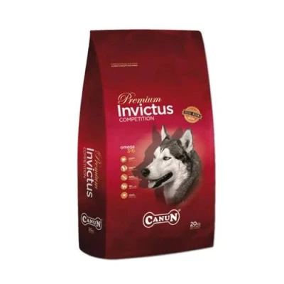 Imagen de Pienso para Perros Adultos Todas Las Razas y tamaños Rico en Pollo salmón Alimento seco 20 kg Canun Invictus…