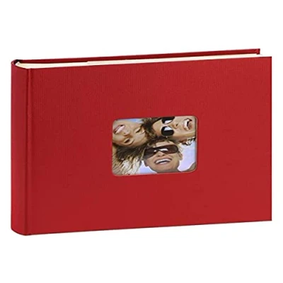 Imagen de Walther Design Álbum de nota para insertar Fun, 200 ph. 10x15 cm, rojo