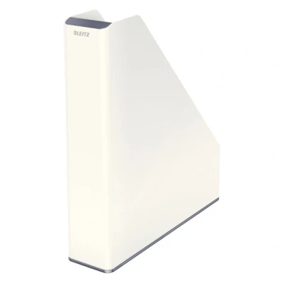 Imagen de Leitz Revistero, A4, Gama WOW, Bicolor, Blanco/Gris Metalizado, 53621001