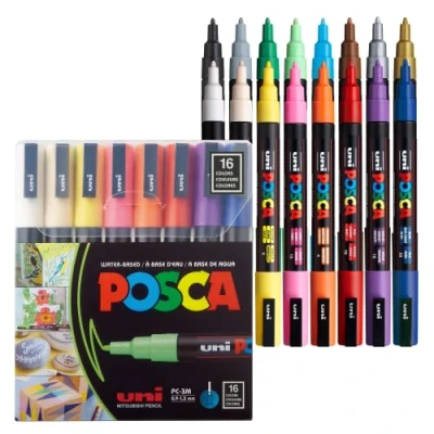 Imagen de Posca Uni Ball Marcador con punta redonda fina