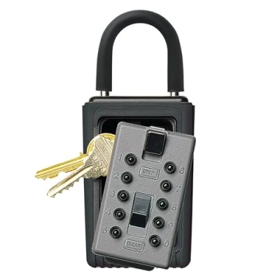 Imagen de Caja guarda llaves KeySafe Pro Portable tipo candado con cierre de combinación color negro (Negro)