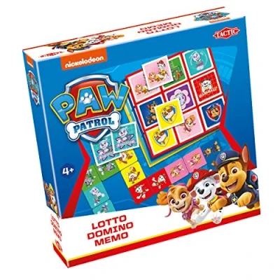 Imagen de Tactic La Patrulla 3 en 1: Memo, Lotto, Domino (56203)