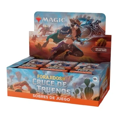 Imagen de Caja de sobres juego Forajidos Cruce Truenos, Magic: The Gathering 36 (504 cartas Magic) (Versión en Español)