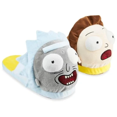 Imagen de Rick and Morty Zapatillas de Casa Hombre Pantuflas Divertidas Hombre, Talla 38 45 con Suela Antideslizante Regalo (Multicolor,40 41)