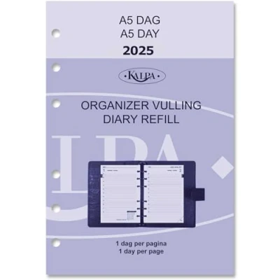 Imagen de Kalpa Planificador de bolsillo 6 anillos Nachfüllungen Organizador Wöchentlich Komplettset Deutsch Französisch 2024 2025 2026