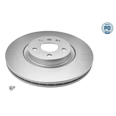 Imagen de MEYLE 383 521 0054/PD Disco de freno Eje delantero 330 24 5 112 ventilado revestido láminas zinc altamente carbonizado con tornillos