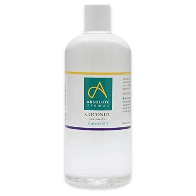 Imagen de Absolute Aromas Aceite líquido de coco Fraccionado 500ml 100% Puro, Natural, Sin Esencia, Crueldad Animal, Vegano, OGM Aceites para el Cabello, Piel, Masaje o Aromaterapia (500ml)