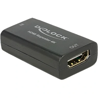 Imagen de Delock 11403 Puente y Repetidor Puentes Repetidores (con Cable, HDMI, Negro, 26 x 47 14 mm)