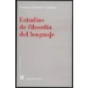 Imagen de Estudios De Filosofia Del Lenguaje