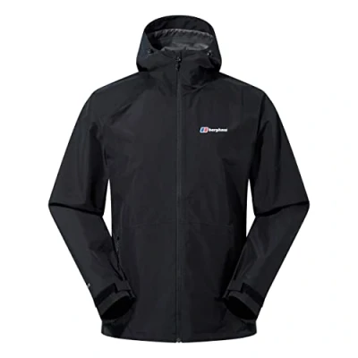 Imagen de Berghaus Paclite 2.0 Chaqueta Impermeable Ligera, Hombre, Black/Black, 2XL