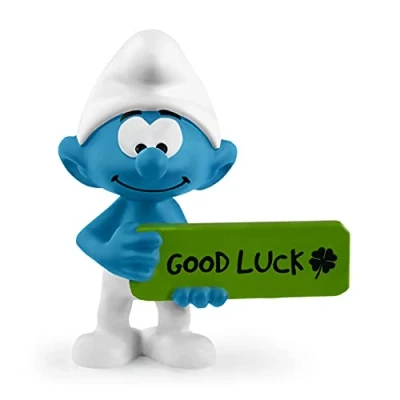 Imagen de Schleich 20829 Figura de Juguete Pitufo la Suerte (The Smurfs™)