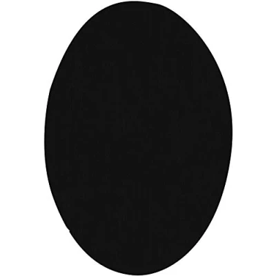 Imagen de Haberdashery Online rodilleras elásticas termoadhesivas para la ropa Parches reparar prendas. 6 Coderas o de 9 x 13 cms. Color: Negro