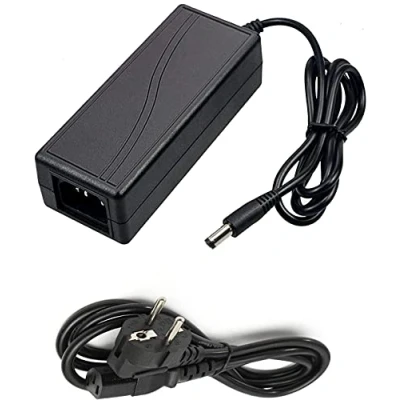 Imagen de Fuente de alimentación 24V 6A, LED 100 240V AC/DC Transformador Salida DC 5.5mm x 2.1mm Universal para 5050 3528 Strip Driver