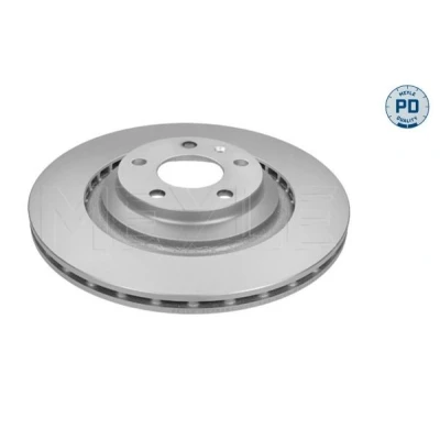 Imagen de MEYLE 115 523 0028/PD Disco de freno Eje trasero 330 22 5 112 ventilado revestido láminas zinc con tornillos PD Quality AUDI: A6 C6 Berlina