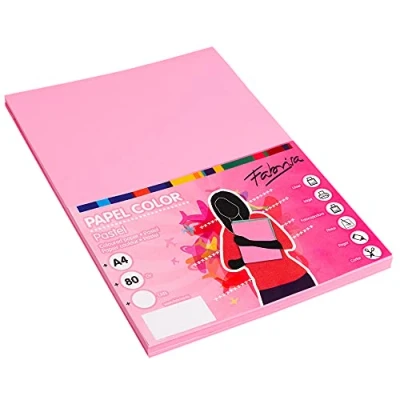 Imagen de Fabrisa 748505A100 Papel de colores, color rosa