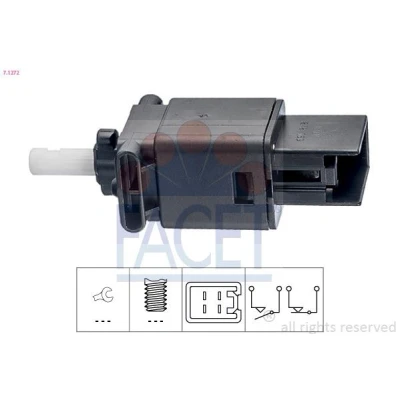 Imagen de Interruptor luces freno FACET 7.1272