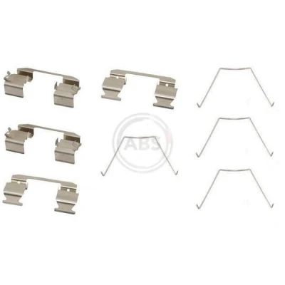 Imagen de A.B.S. 1743Q Kit de accesorios, pastillas frenos HONDA: CR V 2