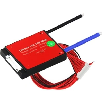 Imagen de TECNOIOT 1 Uds 12S 36V 20A LiFePO4 Placa de protección batería Litio BMS PCB con Equilibrio