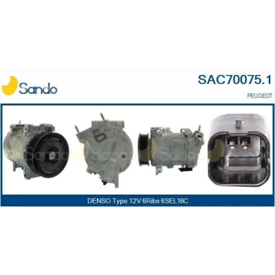 Imagen de SANDO 6015112.0 Motor de arranque 12V 0,70kW 9 CPS0060 M8 63mm RENAULT: CLIO 2, Kangoo I, 3