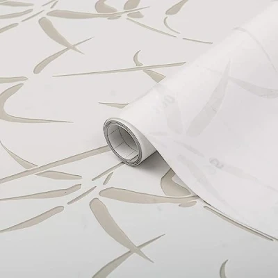 Imagen de d c fix vinilo adhesivo para cristales ventanas Bambú transparente autoadhesivo opaco translúcido privacidad decorativo mampara de ducha baño lámina pegatina 45 cm x 2 m