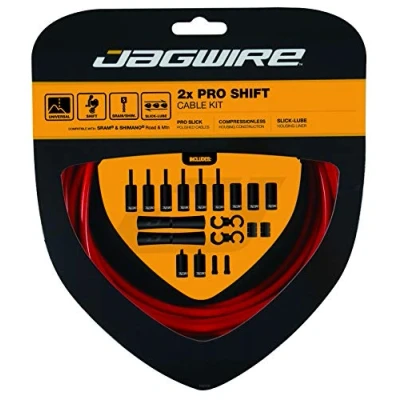 Imagen de Jagwire Pck504, Pro Kit De Cables Cambio Unisexo, Rojo, TU EU