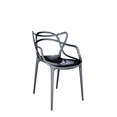 Imagen de Kartell Masters, Silla, Titanio, Set de 2