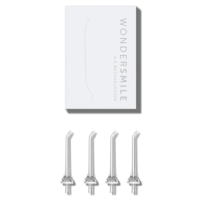 Imagen de Wondersmile Rociadores de flujo agua para irrigadores bucales: tecnología SmoothFlow un cuidado óptimo las encías y (blanco, 4 unidades)