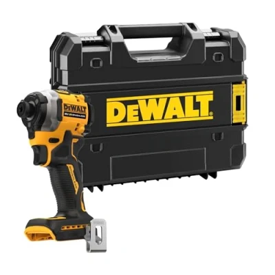 Imagen de DEWALT DCF850NT XJ Atornillador de impacto 18V XR, Soporte hexagonal interior ¼&quot;, Bloqueo automático, Par torsión 200 Nm, incluye gancho cinturón metal y caja TSTAK, No batería ni cargador
