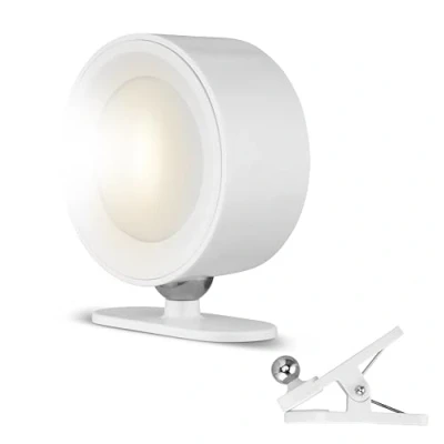 Imagen de REV lámpara de sujeción con batería, pared LED interior 120 lm, regulable, extensible 360, ideal para pasillo, dormitorio y salón, color blanco