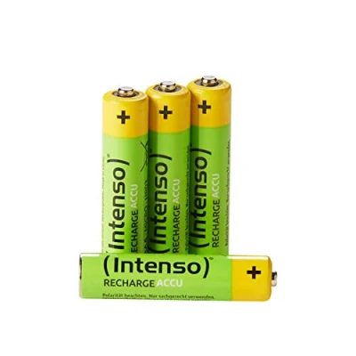 Imagen de Intenso Energy Eco HR03 AAA Pilas Recargables NiMH (850 mAh, 4 Unidades)
