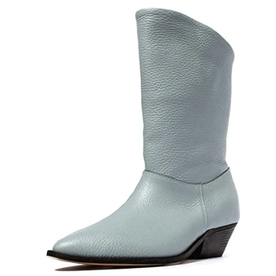 Imagen de L37 HANDMADE SHOES Don&#039;t Ask Me Why, Western Boot Mujer, Azul, 37 EU