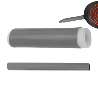 Imagen de Cubierta de Mango Hierro Fundido, Funda Silicona,Funda Silicona con sartén Resistente al Calor Goma, Fundas Reutilizables para