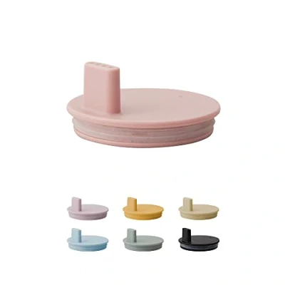 Imagen de design letters Tapa para bebidas bebés y niños Vaso personal beber en tritan (Nude) sin BPA, BPS EA, de color mate con anillo silicona, Apto lavavajillas, 14 g