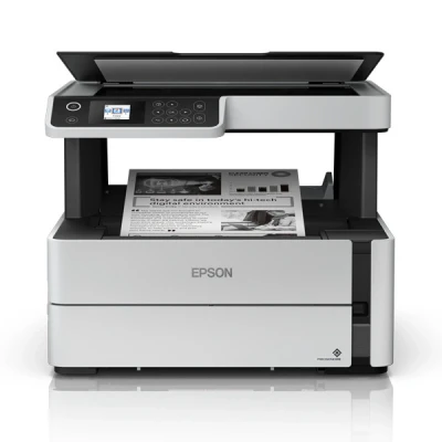 Imagen de Impresora multifunción Epson EcoTank ET M2170, Depósito de tinta, 20 ppm, Wi Fi, Monocromo, Gris