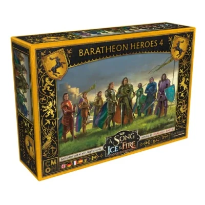 Imagen de CMON Edge Entertainment, Canción de Hielo y Fuego, Héroes Baratheon IV, Juego Miniaturas en Español
