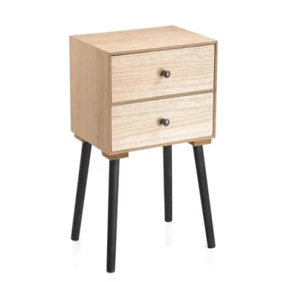 Imagen de Arcoroc Vinthera Moa Mesilla MDF Natural con Patas De Pino 35x26x65cm