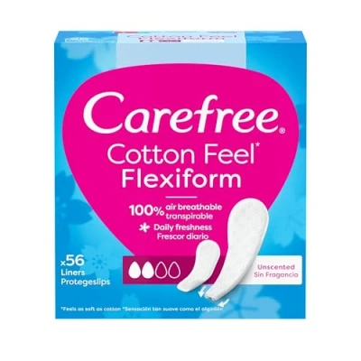 Imagen de Carefree JOHN COTTON FLEXI FORM UNSCENTED 56