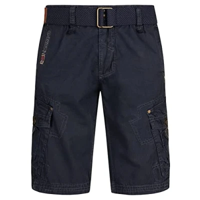 Imagen de Geographical Norway Peanut Bell Hombres Pantalón Corto/Bermuda para Hombre Corto Cargo de algodón Verano Prenda (S)