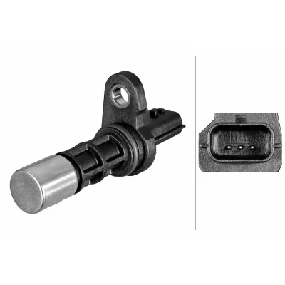 Imagen de HELLA 6PU 358 380 811 Sensor de Cigueñal 3polos Hall con junta tórica RENAULT: Clio 4